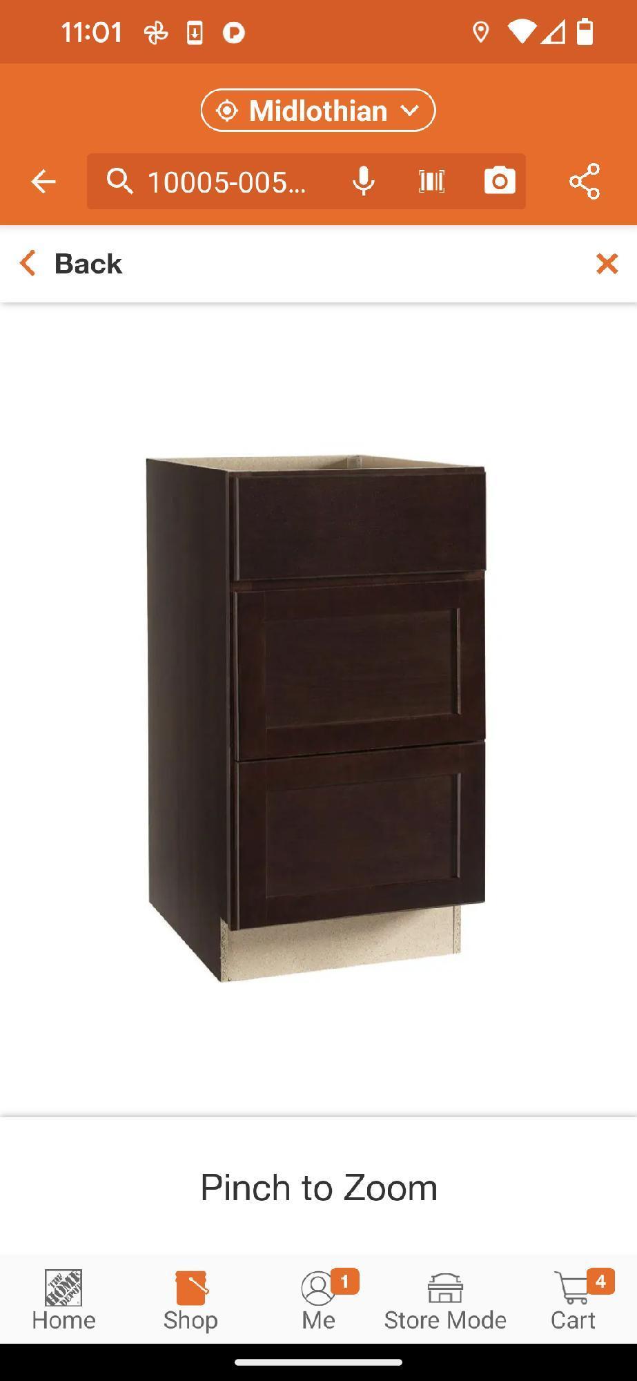 (I Removed Bands For Better Look At Item) Hampton Bay Shaker 18 in. W x 24 in. D x 34.5 in. H