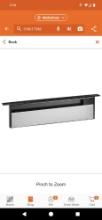 GE 30 in. Telescopic Downdraft System in Black, Model UVD6301DPBB, Retail Price $1,029, Appears to