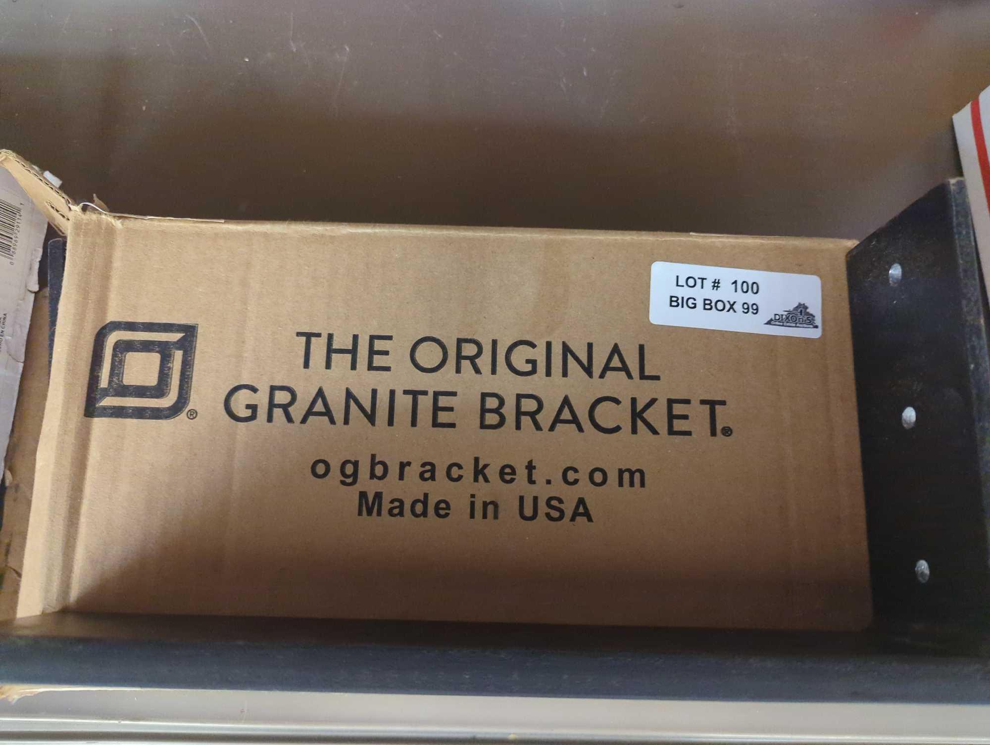 THE ORIGINAL GRANITE BRACKET 12 in. L Bracket Countertop Support Bracket 2 Pack, Appears to be New