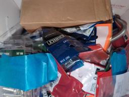 Box Lot of Assorted Items in a Medium Flat Rate Box, Weighs 11.4 Lbs, Some Items Included are 5/8" x