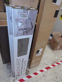 Lot of 5 Cases of A&A Surfaces Carbon Earth 6 MIL x 7 in. x 42 in. Waterproof Click Lock Vinyl Plank
