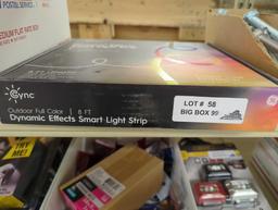 Lot of 3 Assorted Light Items To Include, Cync by GE 93129719/93129719 / 93129719 Bedroom Light &