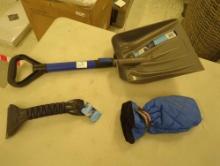 Lot of three including: -Grease Monkey Mitt with Ice Scraper in Blue. SKU # 1001501093 Retails as