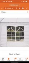 (Tent Only No Poles) Outsunny 21 ft x 29 ft White Large 10-Wall Event Wedding Gazebo Canopy Tent