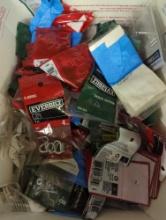 (Left Open For Preview) Medium Flat Rate Box 9.0 Lbs Lot Of Assorted Items To Include, Box Of