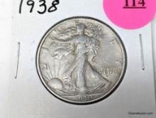 1938 Half Dollar - Walking Liberty