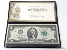 1976 Currency - $2 Federal Reserve Note - uncirculated
