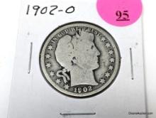 1902-O Half Dollar - Barber
