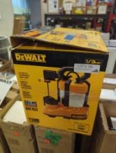 DEWALT 1/3 hp. Stainless Steel/Cast Iron Submersible Sump Pump, Model DXWP62383, Retail Price $199,