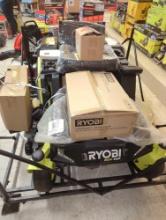 Ryobi 80V HP Brushless 54" Lithium Electric Zero Turn Riding Mower, Model RYRM8034, Appears to be