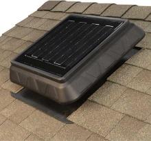 Master Flow 25-Watt Next-Generation - High-Efficiency Hybrid Solar/Electric Powered Roof Mount