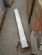 (Top Corner Has A Bend) Metalux 32-Watt 2-Light White 4 ft. Fluorescent Strip Light, Appears to be