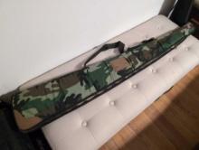 (BR2) CAMO RIFLE SOFT CASE. IT MEASURES 50" LONG.