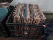 (DEN) CRATE LOT OF MISC. 33 RPM RECORDS WITH ARTISTS/TITLES TO INCLUDE: BILLY OCEAN SUDDENLY,