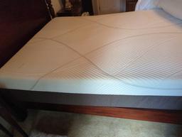 (MBR)FULL SIZE THERAPEDIC CRESSIDA MATTRESS, WITH EASE FULL SIZE BOX SPRING, COMES WITH REMOTE,