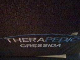 (MBR)FULL SIZE THERAPEDIC CRESSIDA MATTRESS, WITH EASE FULL SIZE BOX SPRING, COMES WITH REMOTE,