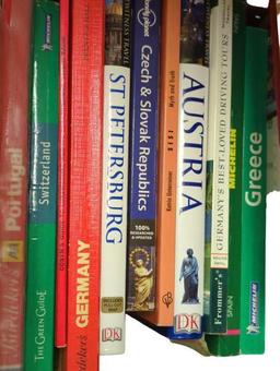 Assorted Collection of Reference Books Including 'A Dictionary of Contemporary American Usage',
