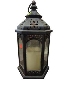 13 Inch Moroccan LED Lantern