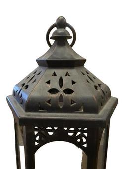 13 Inch Moroccan LED Lantern