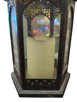 13 Inch Moroccan LED Lantern