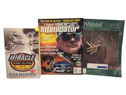 Lot of 3 Magazines to Include NASCAR 2001 Season & Whitetail Times Magazine Bundle