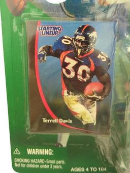 Starting Lineup 1998 Edition Terrell Davis NFL Action Figure - Denver Broncos