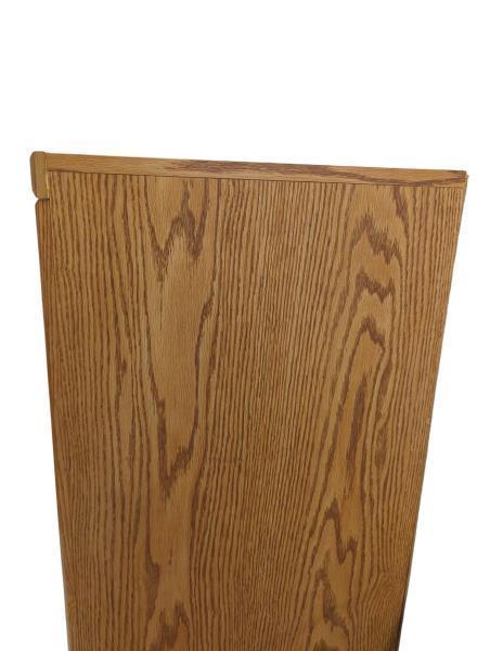 Sauder Wooden Entertainment Center with Glass Door and 3 Shelves 22 in x 16 in x 48 in