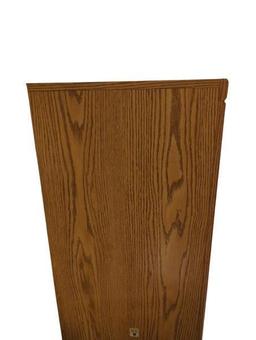 Sauder Wooden Entertainment Center with Glass Door and 3 Shelves 22 in x 16 in x 48 in