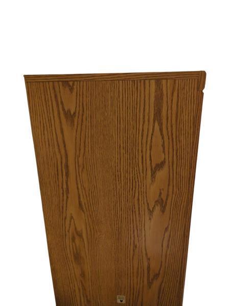 Sauder Wooden Entertainment Center with Glass Door and 3 Shelves 22 in x 16 in x 48 in
