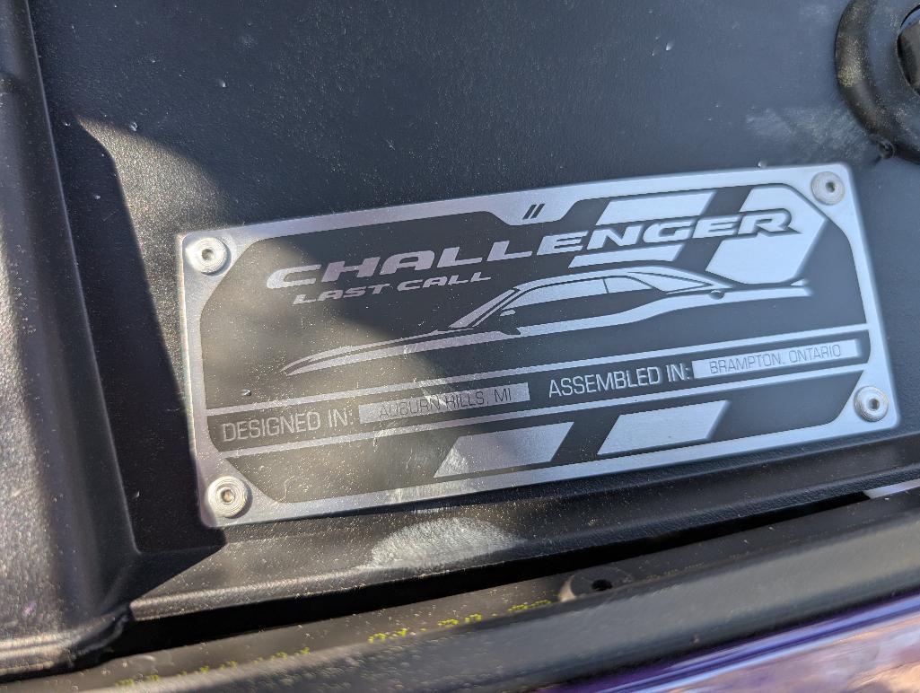2023 Dodge Challenger R/T Scat Pac Plus - Plum Crazy, 13 Miles, VIN: 2C3CDZFJ0PH686248