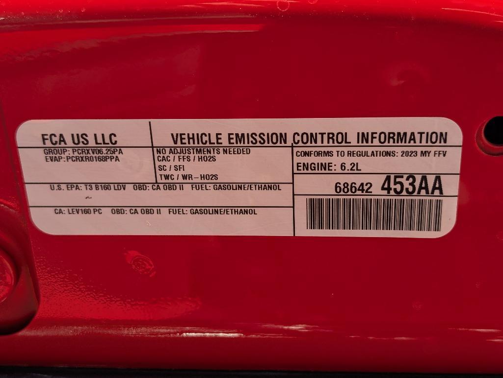 2023 Dodge Challenger SRT Demon 170 - Tor Red, 11 Miles, VIN #2C3CDZL94PH101486