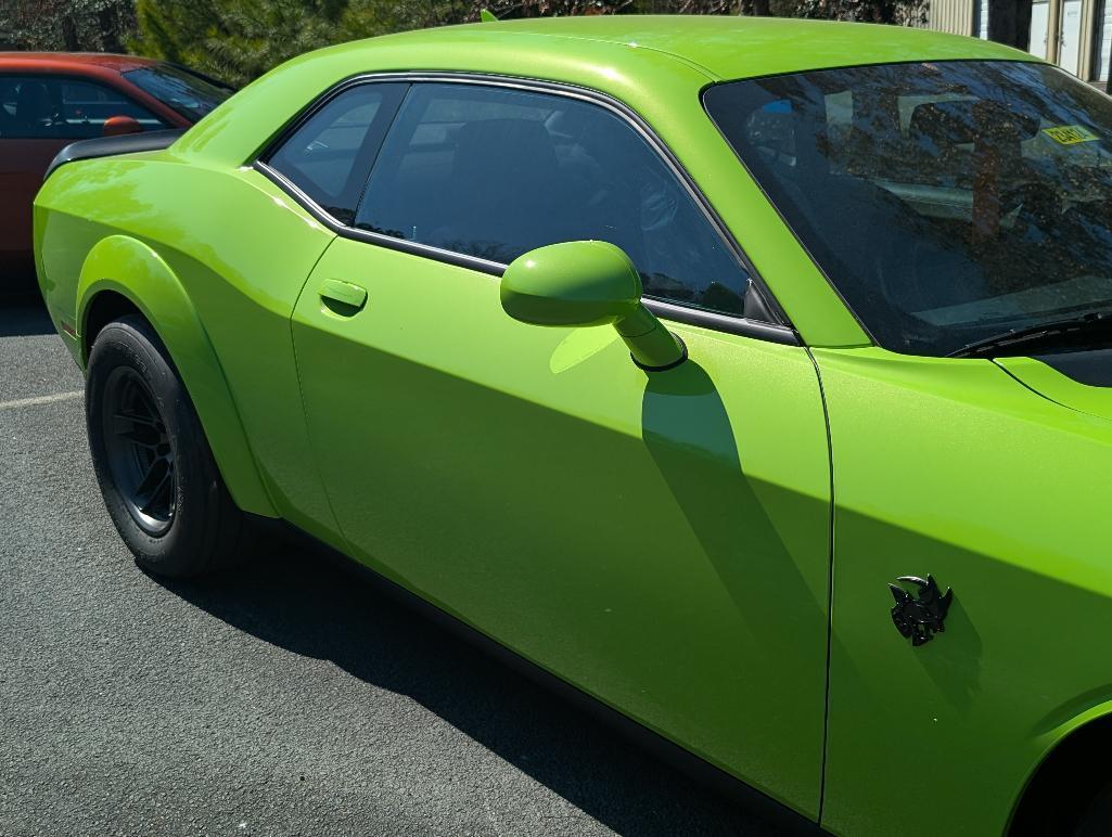 2023 Dodge Challenger 170 Demon - Lime Lite, 13 Miles, VIN: 2C3CDZL99PH101483