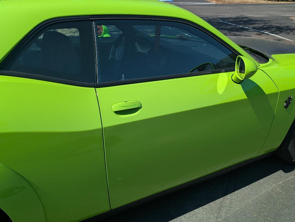 2023 Dodge Challenger 170 Demon - Lime Lite, 13 Miles, VIN: 2C3CDZL99PH101483