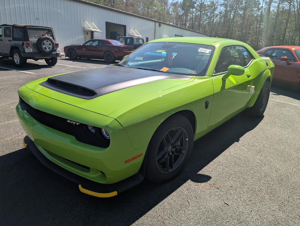 2023 Dodge Challenger 170 Demon - Lime Lite, 13 Miles, VIN: 2C3CDZL99PH101483