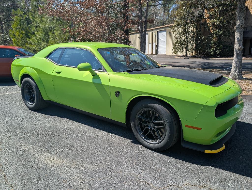 2023 Dodge Challenger 170 Demon - Lime Lite, 13 Miles, VIN: 2C3CDZL99PH101483