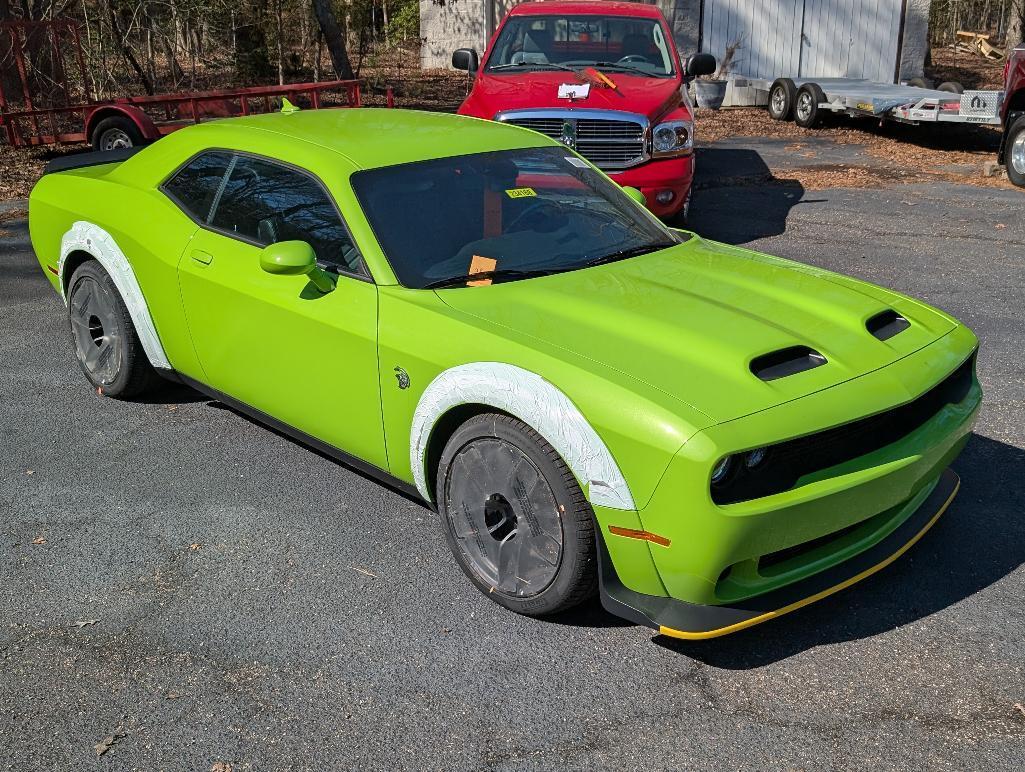 2023 Dodge Challenger SRT Hellcat Jailbreak 6- Speed Widebody - Limelite Green, 7 Miles, VIN:
