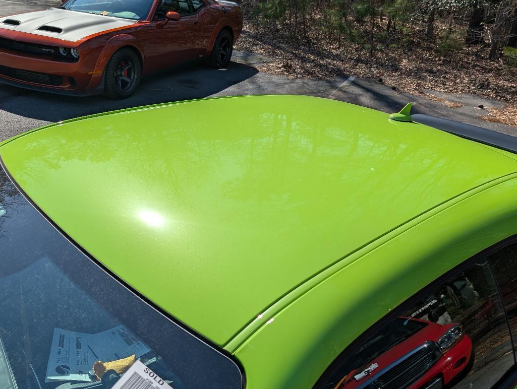 2023 Dodge Challenger SRT Hellcat Jailbreak 6- Speed Widebody - Limelite Green, 7 Miles, VIN: