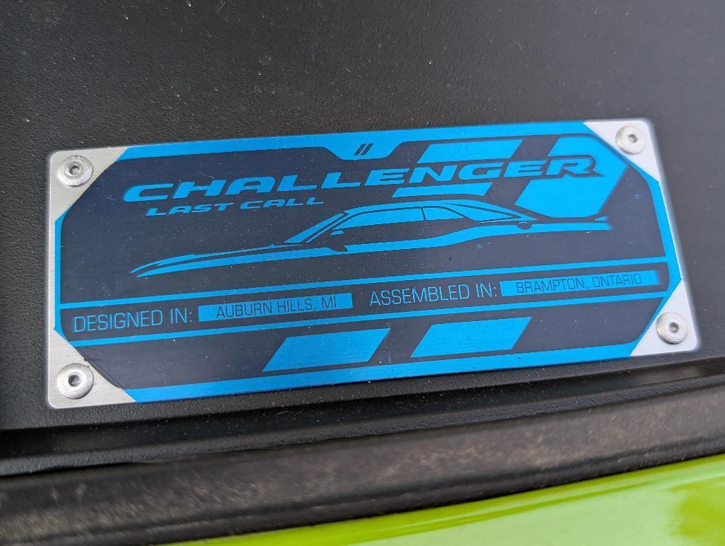 2023 Dodge Challenger SRT Hellcat Jailbreak 6- Speed Widebody - Limelite Green, 7 Miles, VIN: