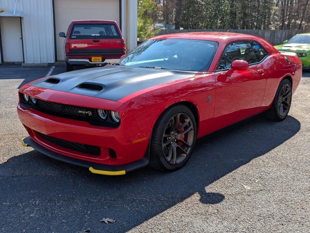 2022 Dodge Challenger Redeye Hellcat - Tor Red, Matte Black Hood & Trim, 516 Miles, VIN: