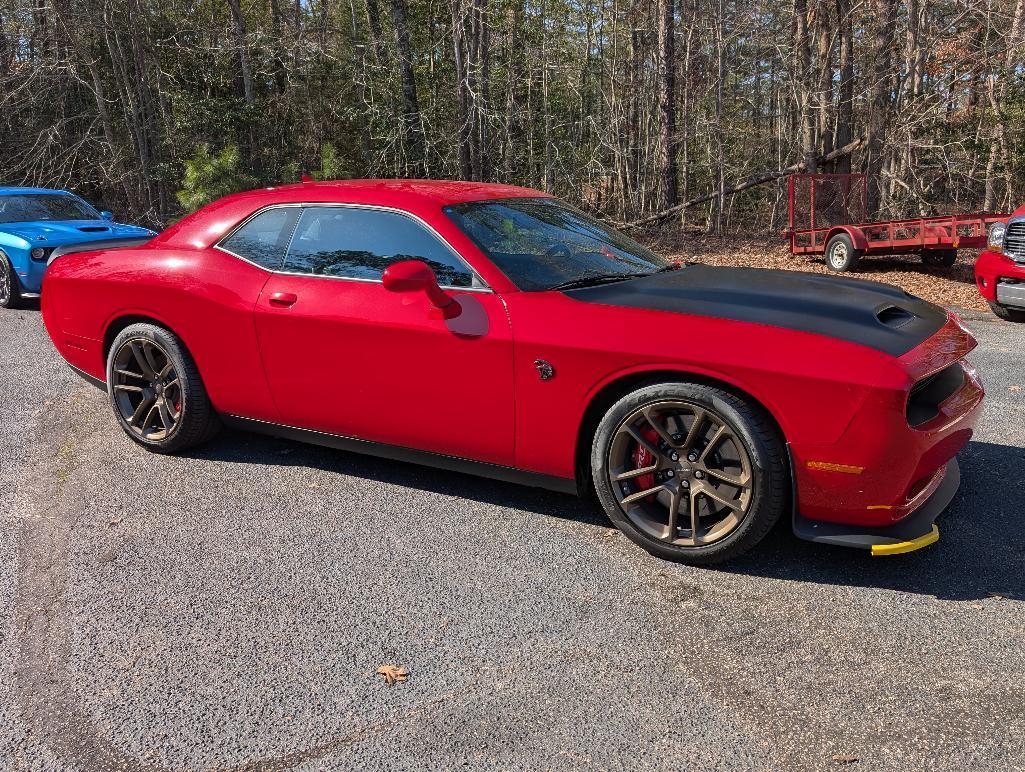 2022 Dodge Challenger Redeye Hellcat - Tor Red, Matte Black Hood & Trim, 516 Miles, VIN: