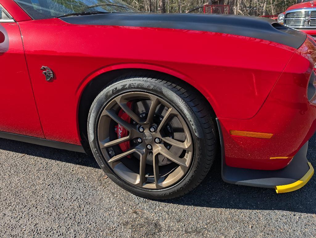 2022 Dodge Challenger Redeye Hellcat - Tor Red, Matte Black Hood & Trim, 516 Miles, VIN:
