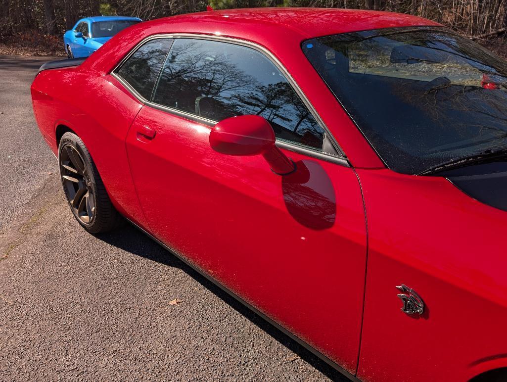 2022 Dodge Challenger Redeye Hellcat - Tor Red, Matte Black Hood & Trim, 516 Miles, VIN: