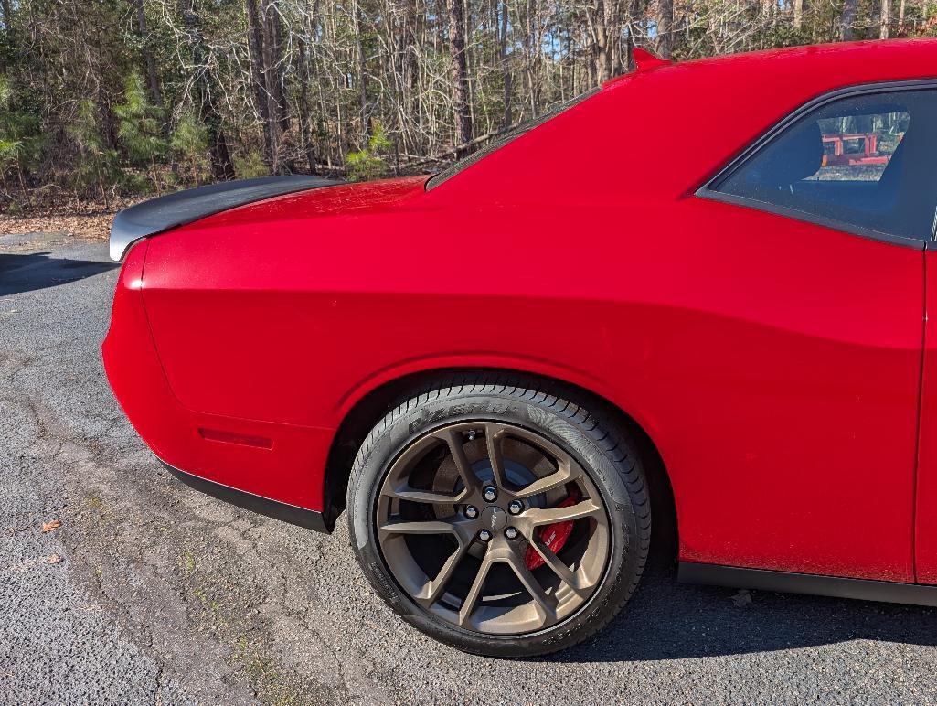 2022 Dodge Challenger Redeye Hellcat - Tor Red, Matte Black Hood & Trim, 516 Miles, VIN:
