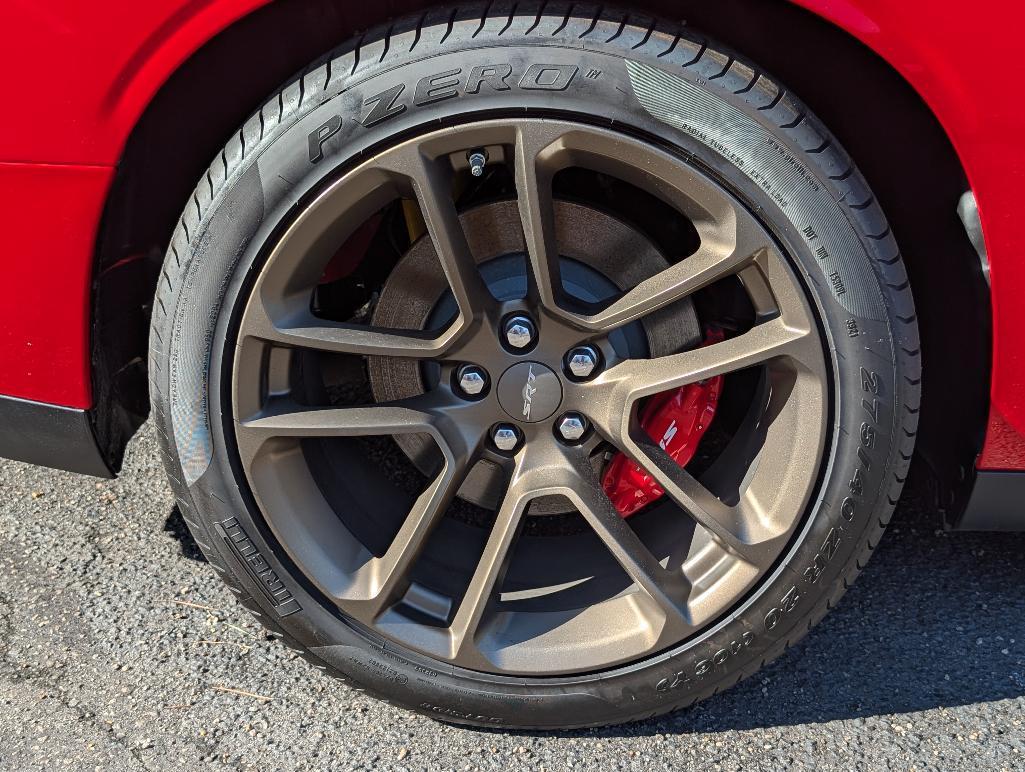 2022 Dodge Challenger Redeye Hellcat - Tor Red, Matte Black Hood & Trim, 516 Miles, VIN: