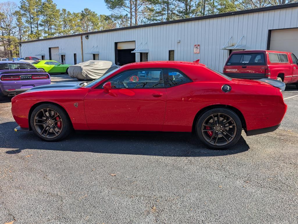 2022 Dodge Challenger Redeye Hellcat - Tor Red, Matte Black Hood & Trim, 516 Miles, VIN: