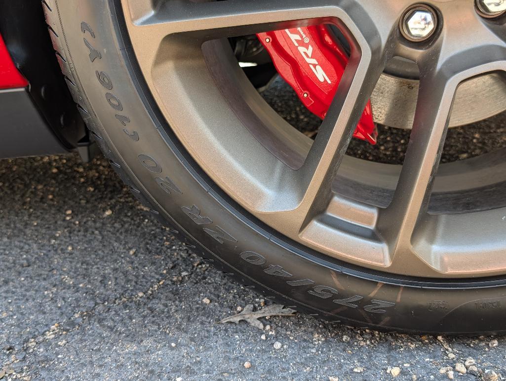 2022 Dodge Challenger Redeye Hellcat - Tor Red, Matte Black Hood & Trim, 516 Miles, VIN: