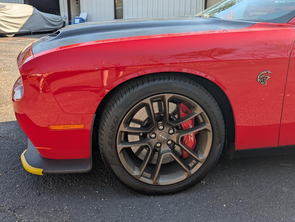 2022 Dodge Challenger Redeye Hellcat - Tor Red, Matte Black Hood & Trim, 516 Miles, VIN: