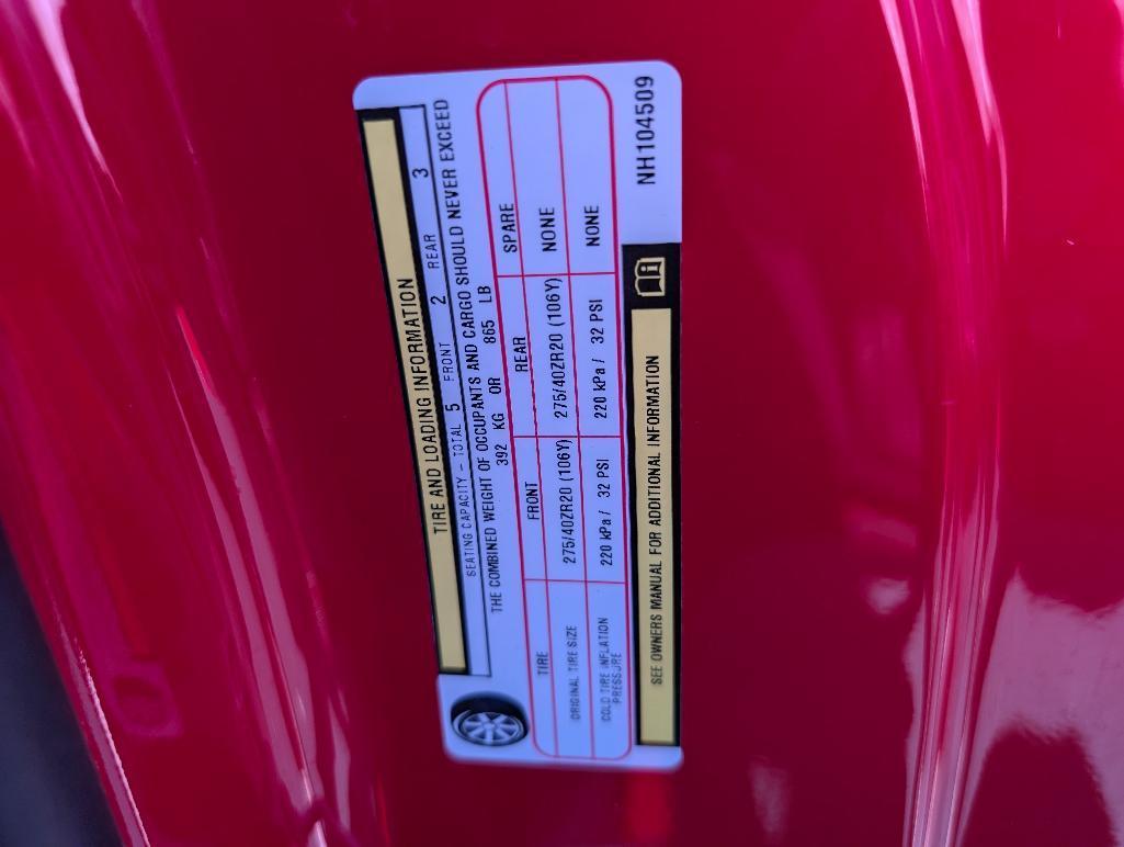 2022 Dodge Challenger Redeye Hellcat - Tor Red, Matte Black Hood & Trim, 516 Miles, VIN:
