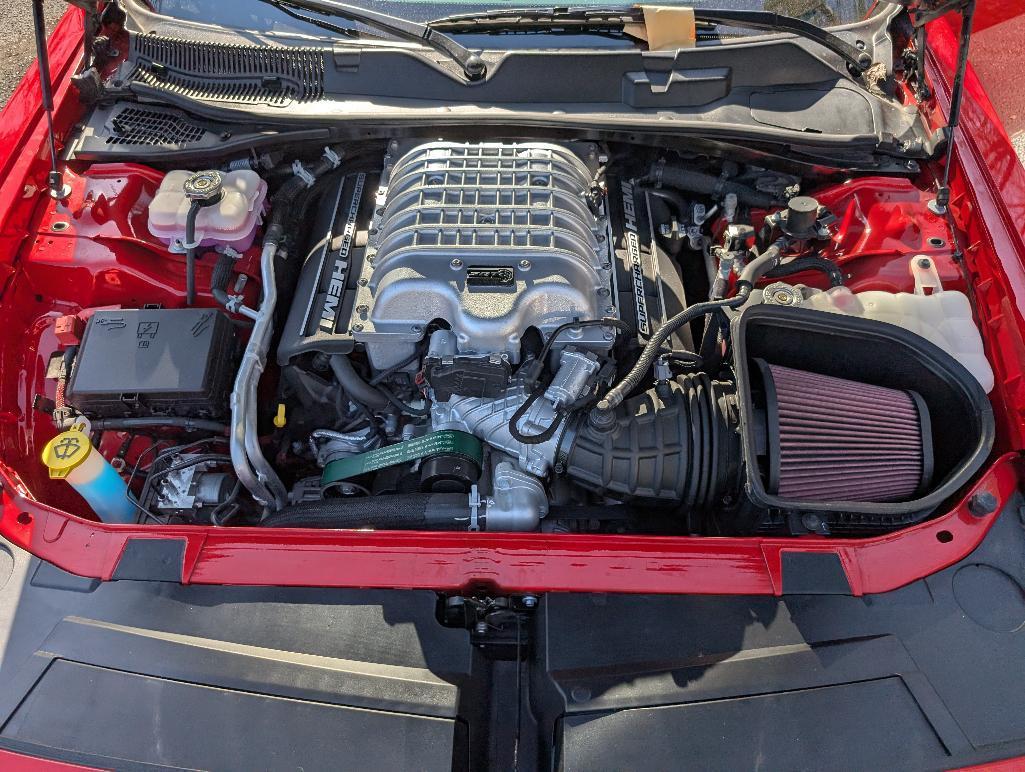 2022 Dodge Challenger Redeye Hellcat - Tor Red, Matte Black Hood & Trim, 516 Miles, VIN: