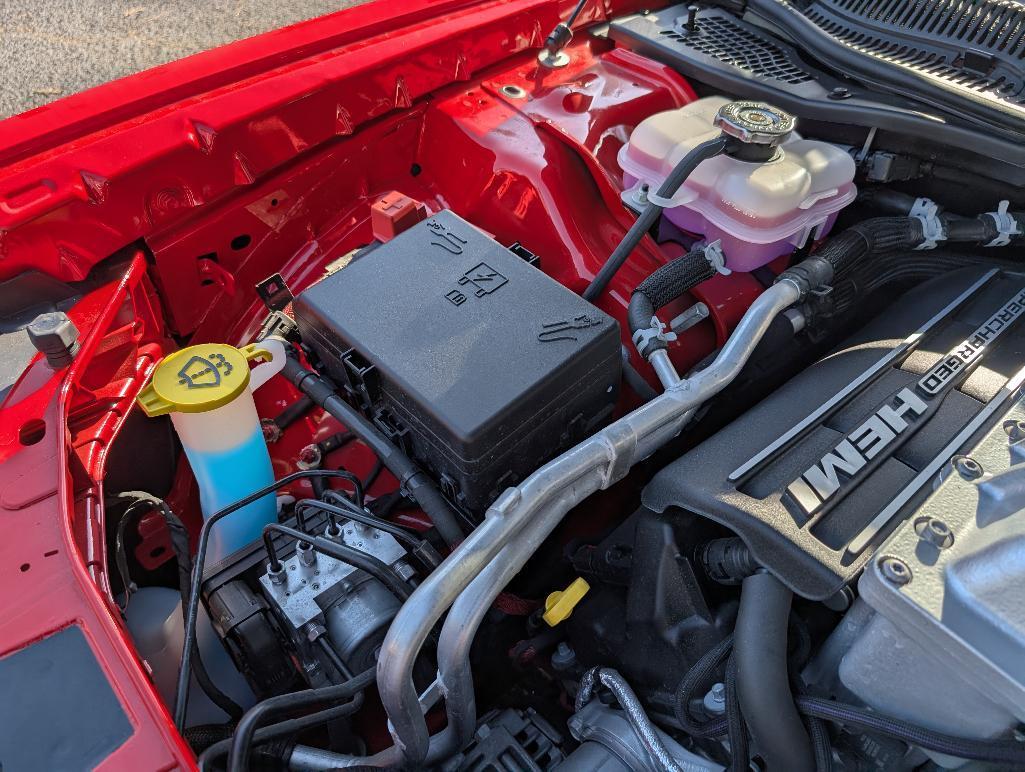2022 Dodge Challenger Redeye Hellcat - Tor Red, Matte Black Hood & Trim, 516 Miles, VIN: